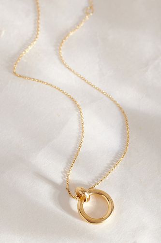 Collier chaîne plaqué or avec pendentif anneau en Gold chez Anthropologie - Tilly Sveaas - Modalova
