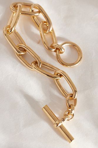 Bracelet à maillons ovales et fermoir en T plaqué or en Gold, chez Anthropologie - Tilly Sveaas - Modalova
