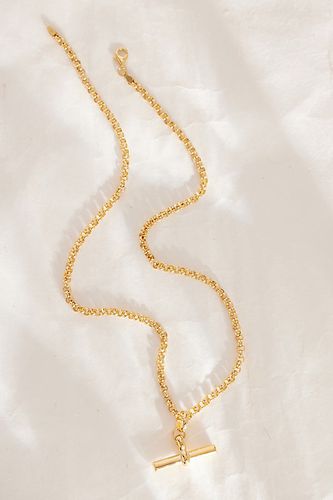 Collier à chaîne T-Bar moyen plaqué or en Gold chez Anthropologie - Tilly Sveaas - Modalova