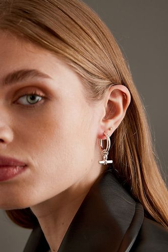 Boucles d'oreilles moyennes en argent sterling à barre en T en Silver chez Anthropologie - Tilly Sveaas - Modalova