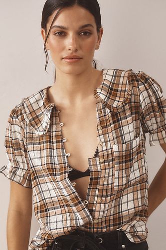 La Blouse Boutonnée à Col Keira par : Édition Écossaise, taille: S chez Anthropologie - Pilcro - Modalova