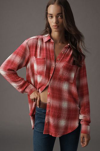 La Chemise Boutonnée Décontractée Hadley par u200b en Pink taille: XS chez Anthropologie - Pilcro - Modalova