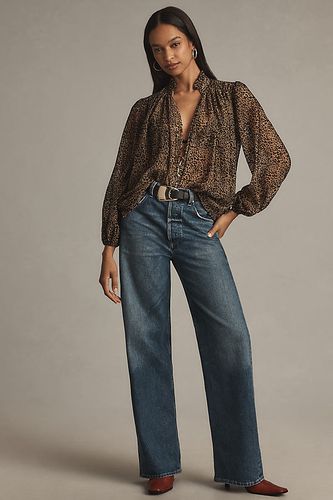 Le Chemisier Imprimé Transparent Estela: Édition Burnout par taille: S - By Anthropologie - Modalova