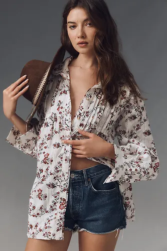 Chemisier à plis et col taille: 1 X chez Anthropologie - Pilcro - Modalova