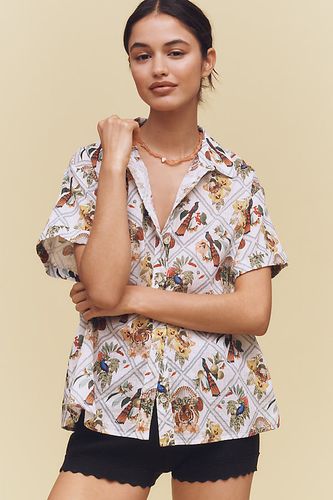 Chemise à manches courtes imprimé fruits en taille: XS chez Anthropologie - Maeve - Modalova