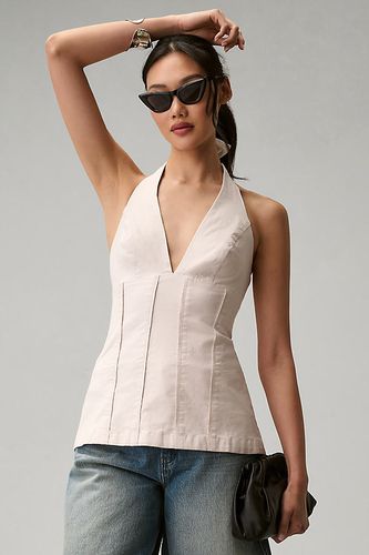 Haut Long en Lin à Col Halter en , taille: L chez Anthropologie - Maeve - Modalova