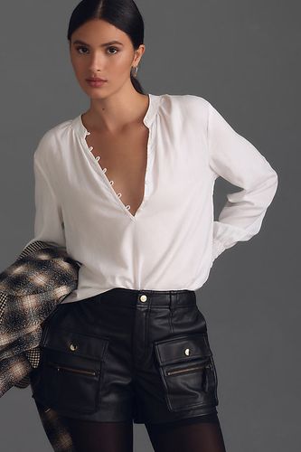 Chemise à col boutonné en White taille: XS chez Anthropologie - Cloth & Stone - Modalova