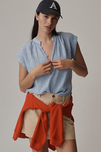 Blouse Popover Henley Manches Courtes taille: XS chez Anthropologie - Cloth & Stone - Modalova