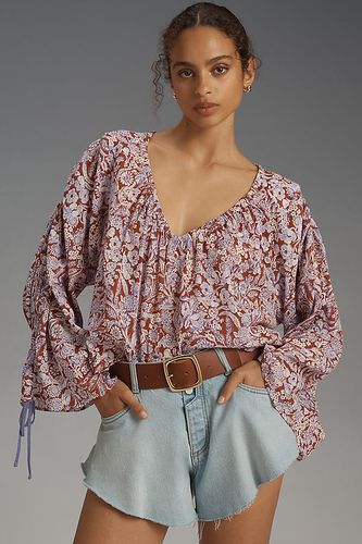 Blouse Froncée Manches Longues Par Anthropologie par , taille: M - By Anthropologie - Modalova