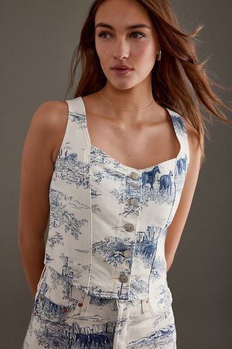 Alani Button-Front Corset Top en taille: XS chez Anthropologie - Levi's - Modalova