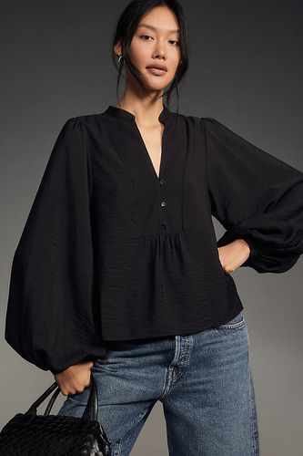 Par Anthropologie Blouse Texturée Manches Bouffantes par en Black taille: XS - By Anthropologie - Modalova