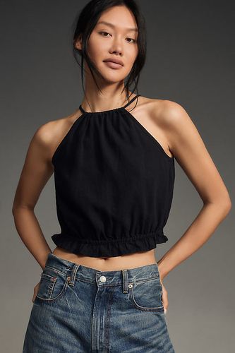 Haut Halter en Lin Cropped en , taille: 2 X chez Anthropologie - Pilcro - Modalova