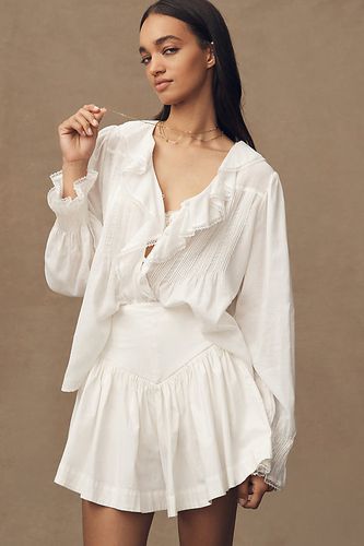 Blouse Babydoll Manches Longues Par Anthropologie par en White taille: S - By Anthropologie - Modalova