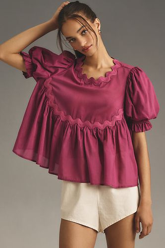 Haut Babydoll Manches Courtes en Purple, taille: XS chez Anthropologie - Mare Mare - Modalova