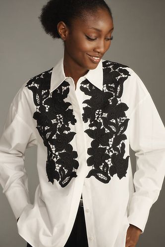 Haut boutonné à fleurs Tuxedo taille: L chez Anthropologie - Mare Mare - Modalova