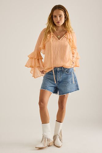Chemisier à rayures lurex automne en taille: XS chez Anthropologie - Queens of Archive - Modalova
