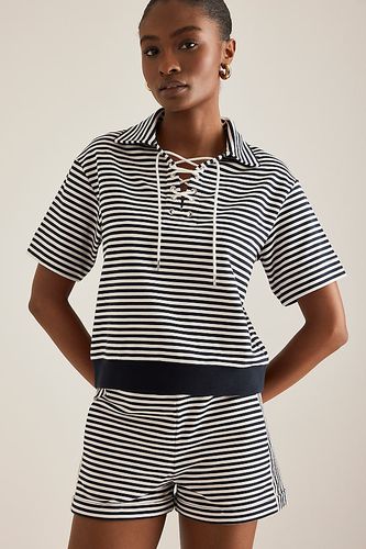 Haut noué Arlo en Black taille: Uk 6 chez Anthropologie - ALIGNE - Modalova