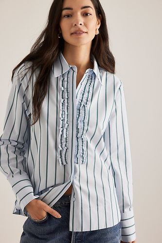 Chemise rayée à volants Talia taille: Uk 6 chez Anthropologie - ALIGNE - Modalova