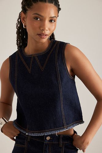 Haut en denim sans manches Madi en Blue taille: Uk 6 chez Anthropologie - Baum und Pferdgarten - Modalova
