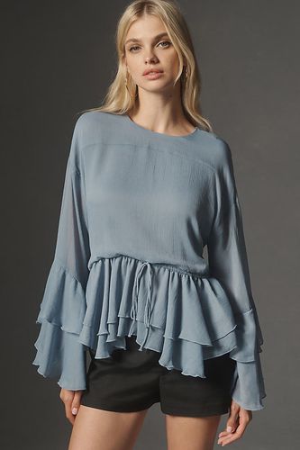 Par Anthropologie Chemisier Tunique Volantée Manches Longues par en taille: XS - By Anthropologie - Modalova