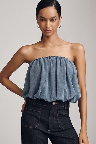 Strapless Denim Bubble Top en taille: M chez Anthropologie - Pilcro - Modalova