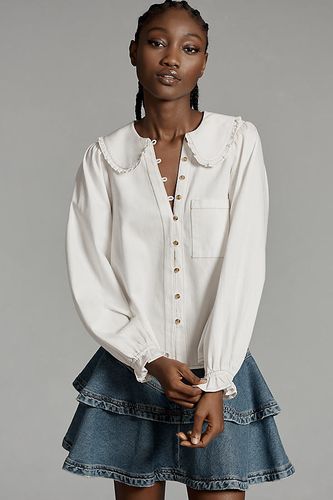 Le Chemisier Boutonné Col Keira par : Édition Denim Manches Longues en taille: L chez Anthropologie - Pilcro - Modalova