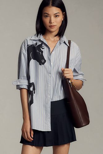 Chemise boutonnée à silhouette de cheval taille: 2XS chez Anthropologie - Maeve - Modalova