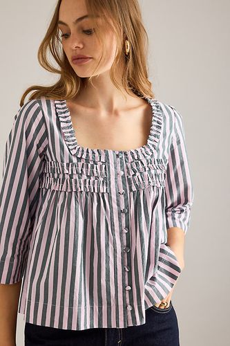 Chemisier à rayures Leilani taille: Uk 8 chez Anthropologie - Damson Madder - Modalova