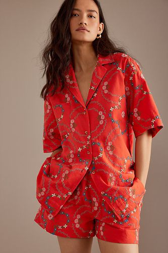 Chemise Nappe en Red, taille: Uk 6 chez Anthropologie - Damson Madder - Modalova