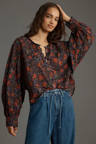 Le Chemisier Batwing Sidney par : Édition Boucle Bouton taille: XS chez Anthropologie - Pilcro - Modalova