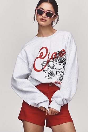Ciao Roma Graphic Sweatshirt taille: XS - By Anthropologie - Modalova