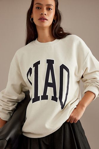 Sweat-shirt ample Ciao col rond en Black taille: XS chez Anthropologie - Maeve - Modalova