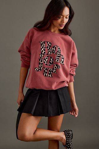 Sweat-shirt graphique Bonjour par Anthropologie par en taille: L - By Anthropologie - Modalova