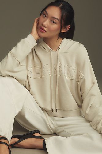 Hoodie Surfside en White, taille: XS chez Anthropologie - Pilcro - Modalova