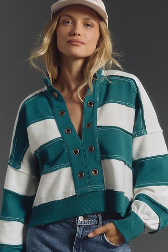 Pull à coutures et aillets en Green, taille: XS chez Anthropologie - Pilcro - Modalova