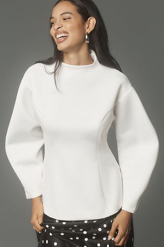 Pull Néoprène Sablier en White taille: XS chez Anthropologie - Maeve - Modalova