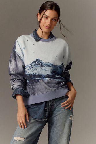 Sweat-shirt ras du cou Scenic Mountain taille: XS chez Anthropologie - Pilcro - Modalova