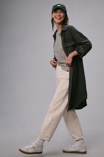 Veste-chemise longue en velours côtelé à manches longues en taille: S chez Anthropologie - Pilcro - Modalova