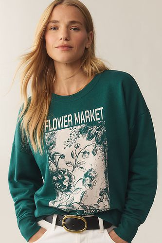 Sweat-shirt graphique Flower Market par Anthropologie par taille: XS - By Anthropologie - Modalova