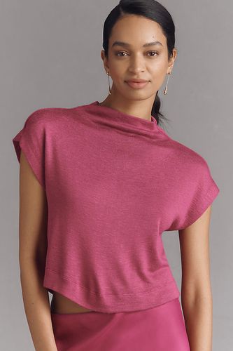 Haut sans manches à col cheminée en Pink taille: S - By Anthropologie - Modalova