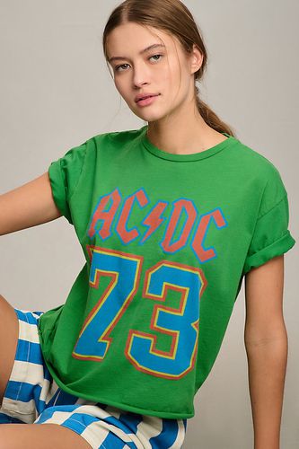 T-shirt à manches courtes et motif graphique universitaire en Green, taille: XS chez Anthropologie - Retro Brand - Modalova