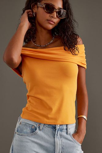 Bonnie Fold-Over Bardot Top par en taille: M - By Anthropologie - Modalova