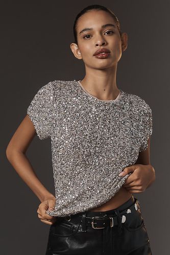 T-Shirt Muscle Sequin en taille: XS chez Anthropologie - Maeve - Modalova