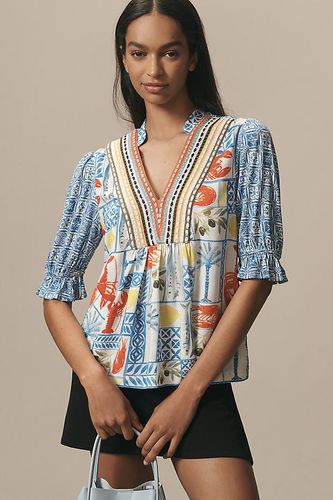 Haut Stephanie en Blue taille: 2XS chez Anthropologie - Bl-nk - Modalova