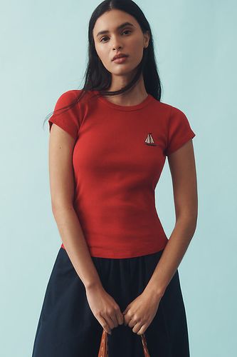 Embroidered Baby T-Shirt taille: XS chez Anthropologie - Maeve - Modalova