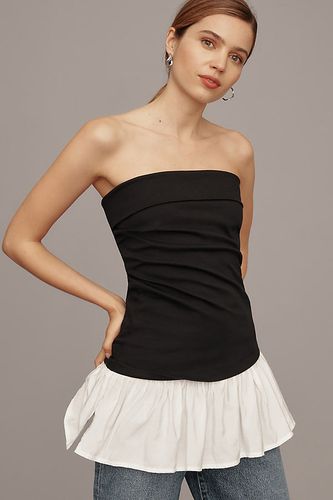 Haut Tube Asymétrique en Black, taille: XS chez Anthropologie - Maeve - Modalova