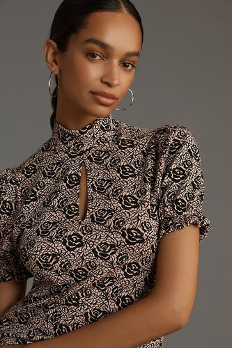 Haut Jacquard Ditsy Manches Courtes en taille: S chez Anthropologie - Maeve - Modalova