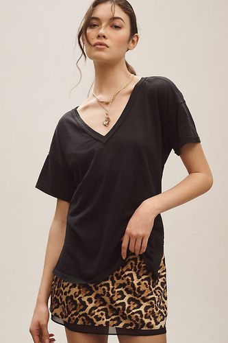 The Jordyn Perfect Oversized Cotton-Slub T-Shirt by : V-Neck Edition en taille: XS chez Anthropologie - Pilcro - Modalova