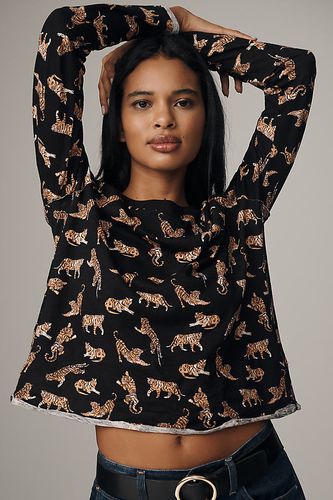 Long-Sleeve Printed Top en taille: XS chez Anthropologie - Maeve - Modalova