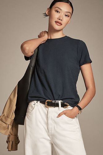 The Bennie Slim Crew Neck Cotton-Slub T-Shirt by en taille: XS chez Anthropologie - Pilcro - Modalova